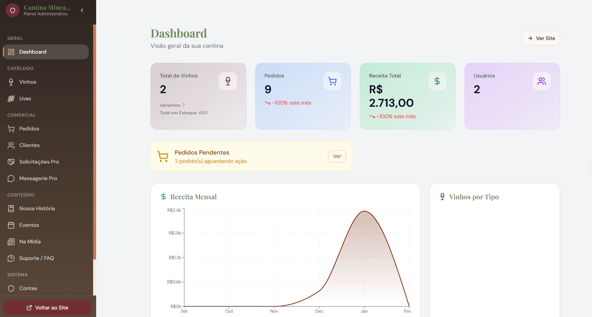 Capture d'écran 1 de Cantina Mincarone