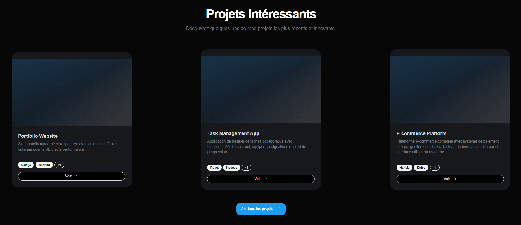 Capture d'écran 2 de Portfolio Website
