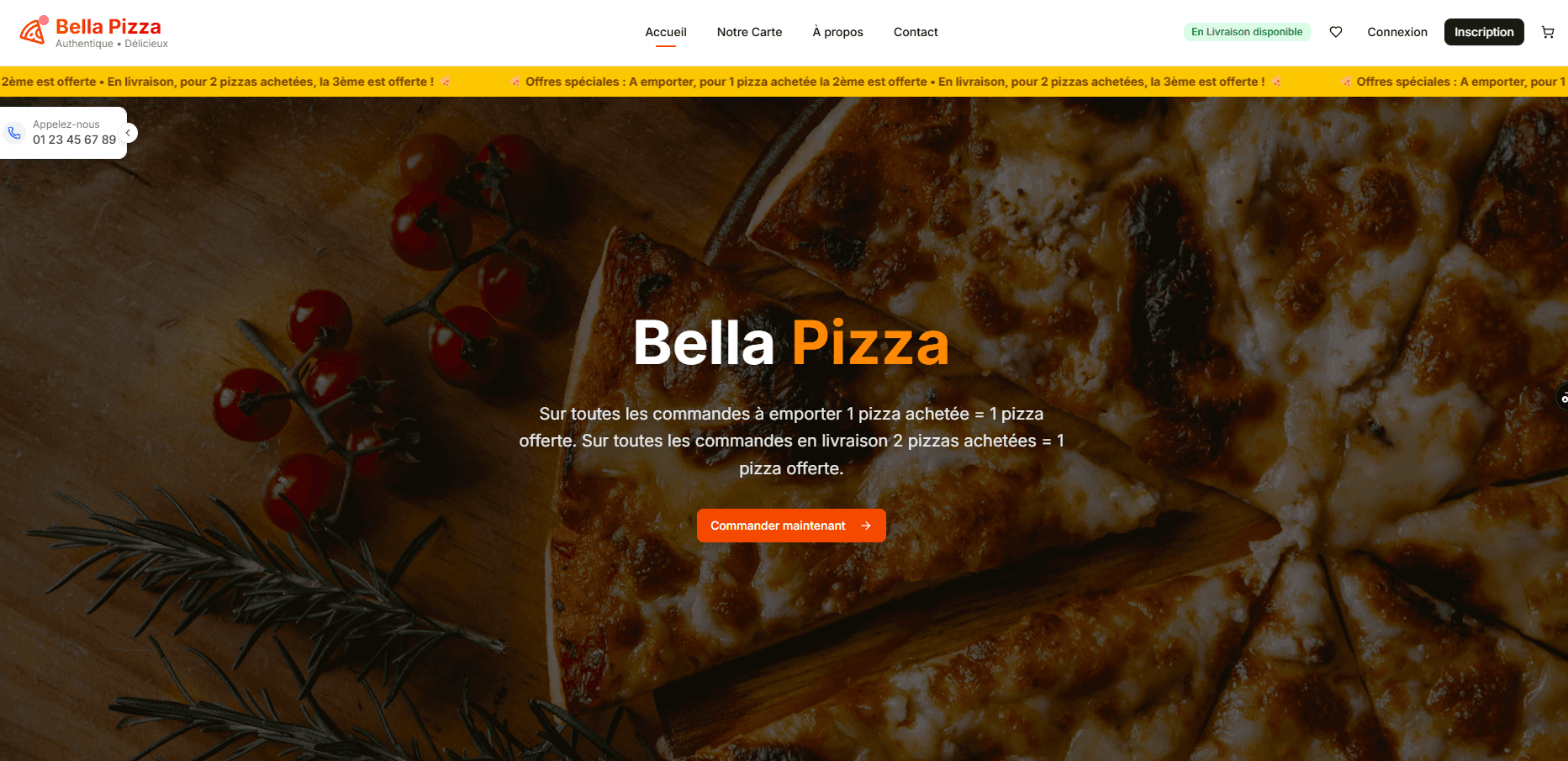 E-commerce pour les Restaurants