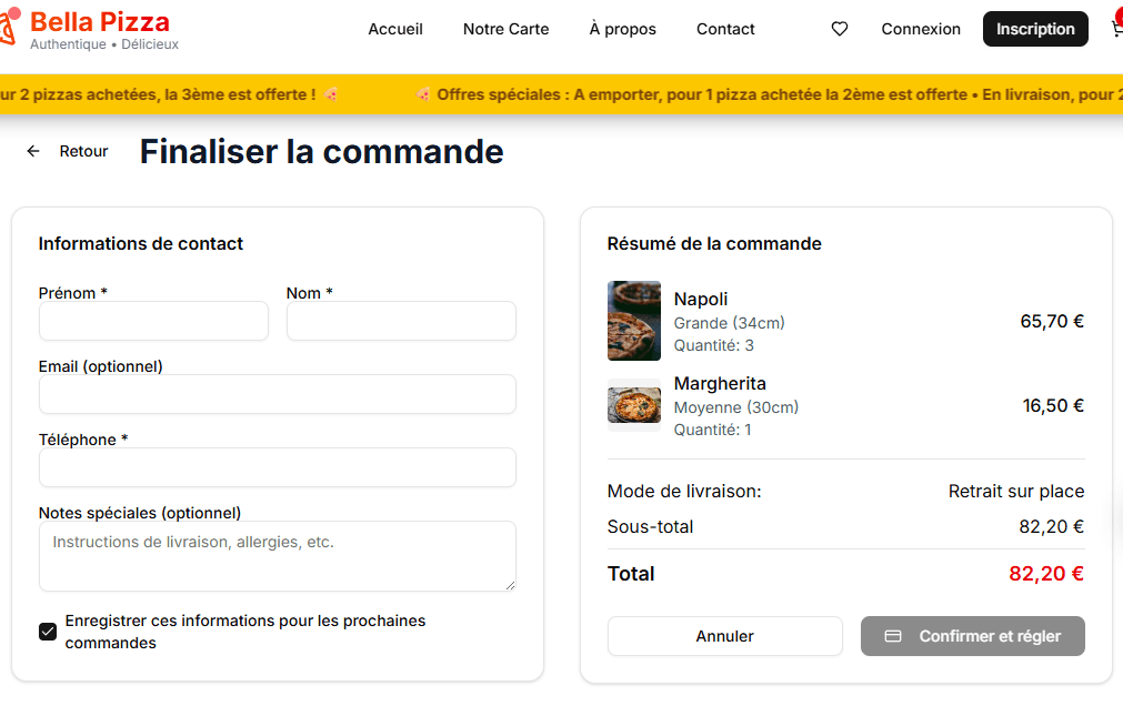Capture d'écran 3 de E-commerce pour les Restaurants